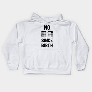 No GF Since Birth G and F Chords Tabs Light Theme Kids Hoodie